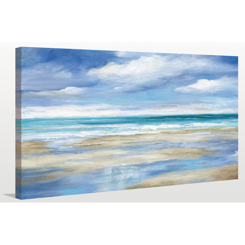 « délavé coast i », reproduction d’art sur toile tendue, H 24 po x l 40 po