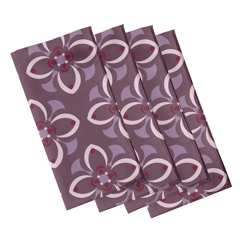 Serviette 22 po Hamra, L 18 po x L 18 po, Mauve / rose