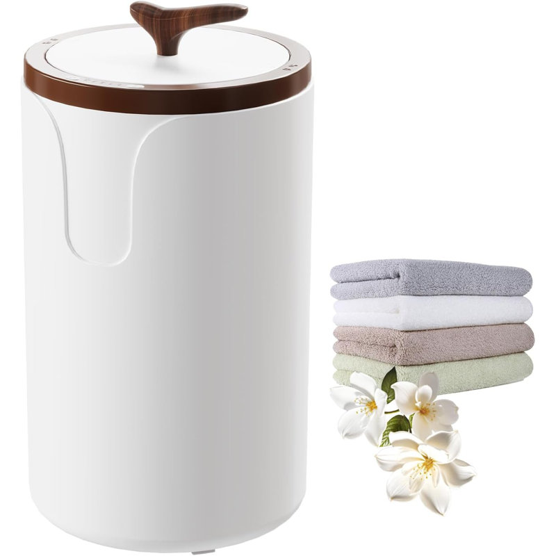 Chauffe-serviettes 20L pour salle de bain avec fonction minuterie Arrêt automatique de la température réglable et même chauffé