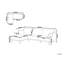 VARDE 3 Seater Sofa & Chaise