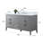 Chambery 60" Single Sink Bathroom Vanity with Engineered Marble Top-94811335-94811336