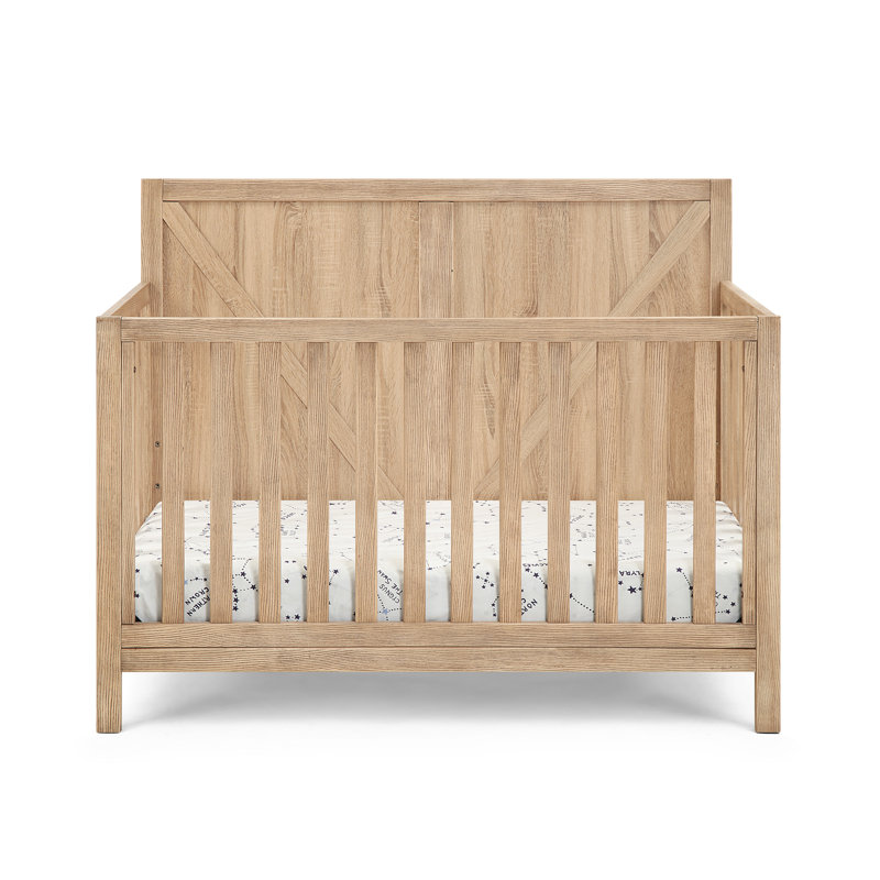 Lit de bébé convertible 4-en-1 Barnside, Chêne échoué