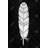 Native American Feather - White Framed Matted Print Decor