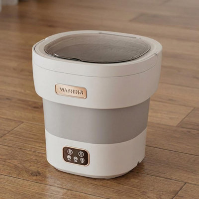 Mini machine à laver et sécheuse, mini laveuse pliable 12L pour les sous-vêtements, machine à laver pliable améliorée, pour les chaussettes pour bébé