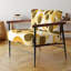 Fauteuil en velours Hulten-135417007