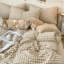 Housse de couette brun clair, écossais, carreaux, housse d'édredon à carreaux, ensemble de literie Farmhouse, microfibre douce et respirante-116988096