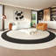 Creative curved small apartment sofa