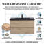 Meuble-lavabo mural simple 36 po avec plateau en marbre de culture intégré-100920976-141936274