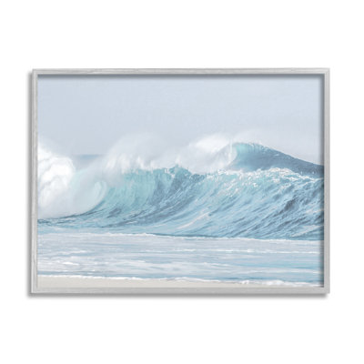 Ba-042-Framed " Ocean Tsunami Waves " by Maggie Olsen
