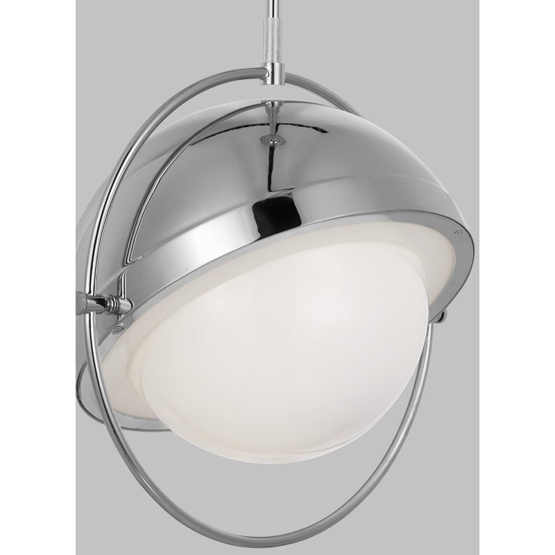 Bacall 1 - Light Pendant, Aged Iron, 20.63" H x 19.5" W x 19.5" D