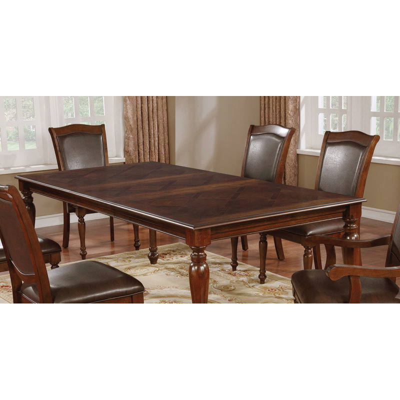 Feynman 9-Piece Extendable Dining Table Set, 9 Pieces: Table, 8 Chairs