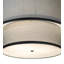 36" Wide Cilindro Textrene Two Tier Pendant