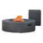 Fen Concrete Propane Smokeless Fire Pit Table-262806621