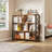 Miyashiro 47" H x 47"W Open Display Shelves Etagere Bookcase-1731298002