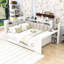 Lit de jour double avec station de rangement et de charge et 2 tiroirs-381671121