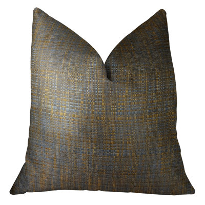 Vibrant Tazanite Geometric Reversible Throw Pillow