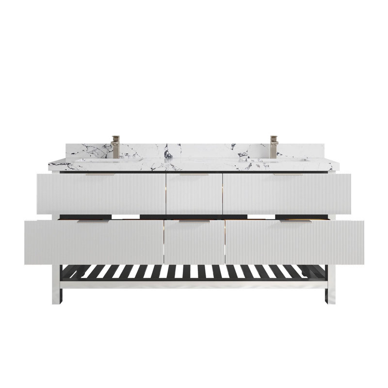 Ensemble de meuble-lavabo double 72 po Catalina