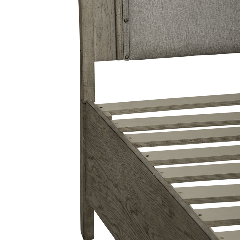 Drelan Upholstered Storage Bed, Queen, Light Brown