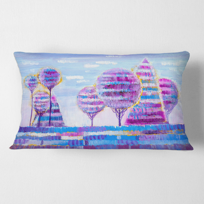 Tree Impression I Rectangular Pillow Cover & Insert