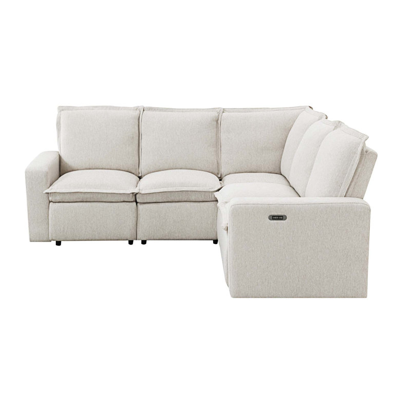 Fauteuil inclinable Hazra, Lin beige