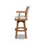 Tabouret tournant 30 "avec accoudoirs Boden-Rose-63789749