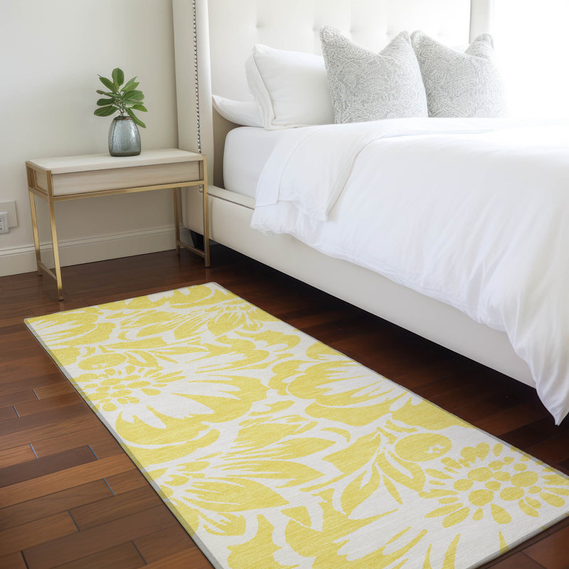 Tapis intérieur / extérieur Alfonzo avec envers antidérapant, Tapis de couloir 2 pi 3 po x 7 pi 6 po