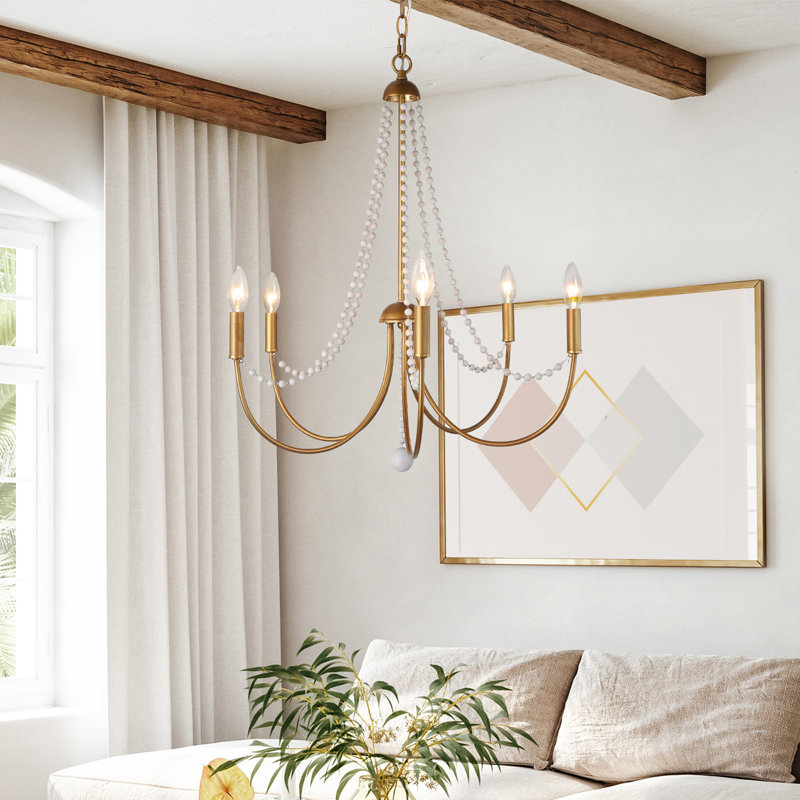 5 - Light Candle Style Chandelier