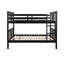 Lit superposé avec échelle pour chambre à coucher, mobilier de chambre d'amis-2097460504