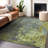 Elon Green Washable Indoor-Outdoor Rug - LOOMLAN-1225660981