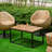 Shaun Rectangular Metal Outdoor Coffee Table , 32'' in. W 20'' in. D-2137961733