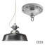 Detroit 1 - Light Aluminium Dome Pendant-21802097