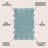 Alice Classic Cottage Two-Tone Scalloped Turquoise/Cream Indoor/Outdoor Rug-728477249
