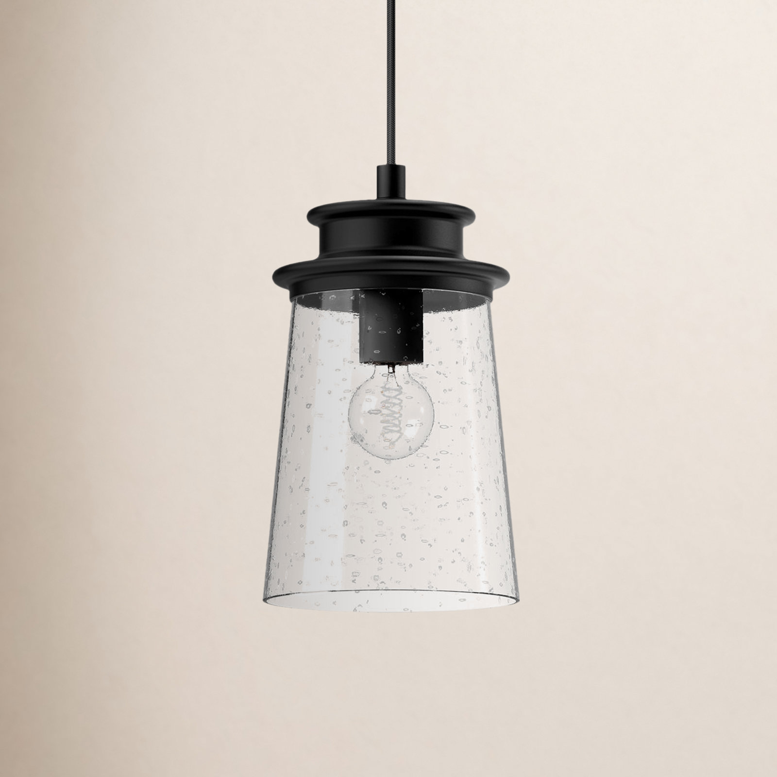 Seeded Outdoor Pendant