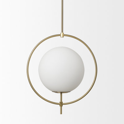 Luminaire suspendu sphère 1 lumière Meredi