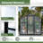Outdoor Polycarbonate Greenhouse - Enhanced Ventilation And Aluminum For Backyard Rust- Ventilated