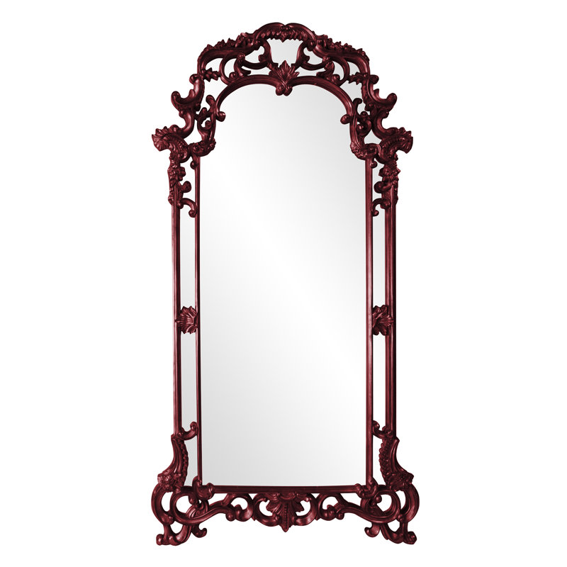 Anika Classic Resin Full Length Mirror, Burgundy