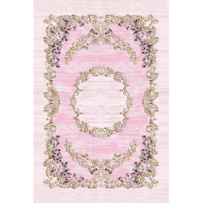 Stylish Woven Carpet (4 x 6 Feet), 100% Polyester, 0.3 in Pile Height | Antibacterial, Non-Slip PVC Dot Underside | Machine Washable, 3D Digital Printed Design | Perfect for Living Room, Bedroom & Office Decor