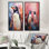 Pingouins antarctiques élégants - ensemble de salon art mural pingouin