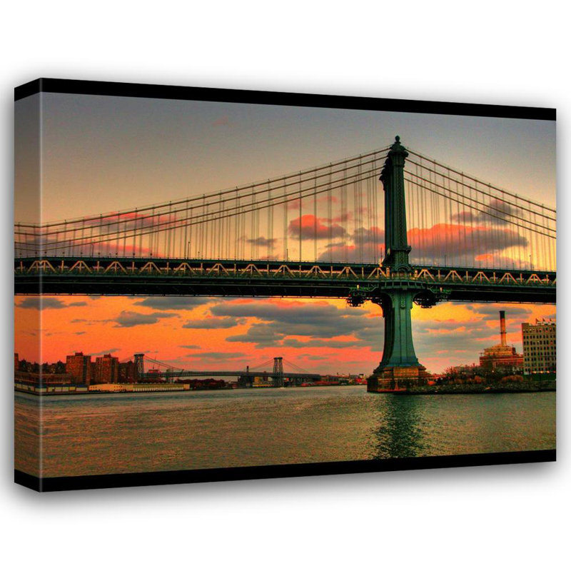 Pont de New York, Manhattan, H 36 po x l 45 po