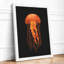 Luminous Jellyfish Modern - Framed Print-1001601450-1001601451
