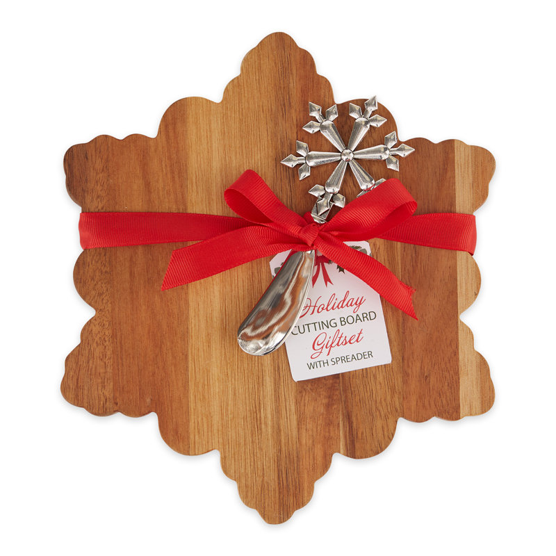 Design Imports Snowflake Cutting Board Gift Set/2