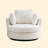 40" W Dahlonega Slipcovered Swivel Barrel Chair-649392362-635921149