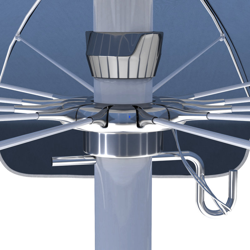 Parasol de 8,5 pi Nikolitsa, Sunbrella® bleu marine