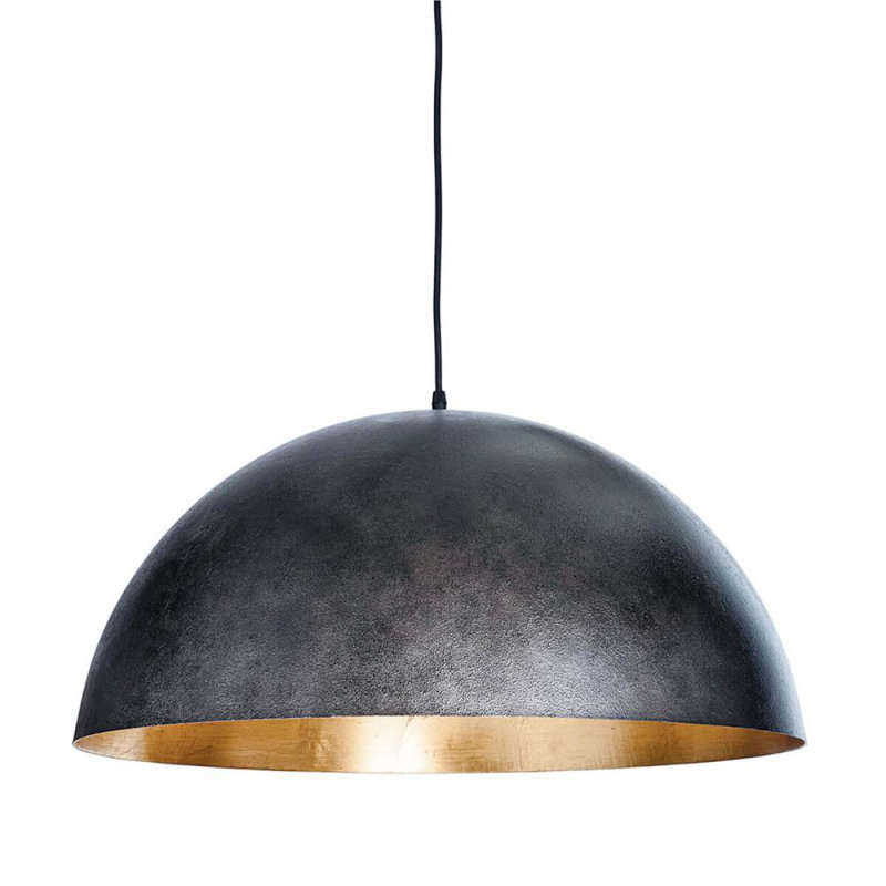 Luminaire suspendu Sigmund, H 12,75 po x l 23,5 po x P 23,5 po, Acier noirci