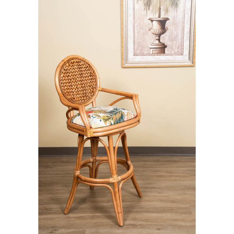 Tabouret de bar et de comptoir pivotant Dashad, Tabouret de bar (siège d’une hauteur de 30 po)