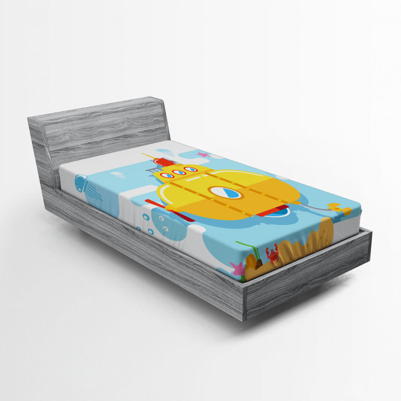 Drap-housse sous le sous-marin, Drap-housse de taille simple