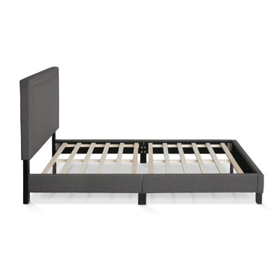 Carlester Upholstered Slat Bed