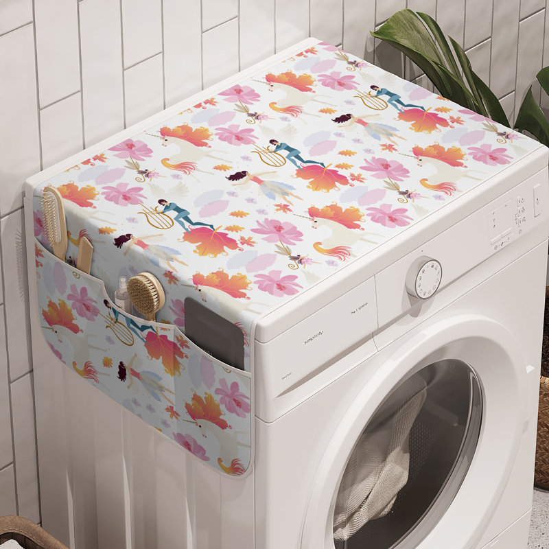 Multicolore East Urban Home Ballerina, ensemble de 2 machines à laver 47 po x 18,5 po