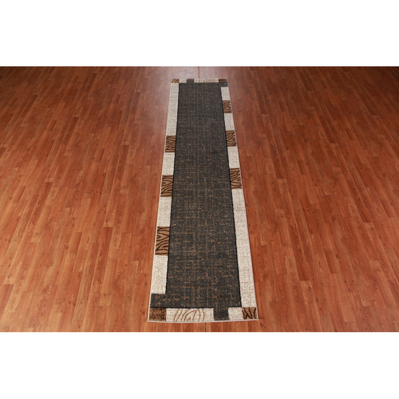 Transitional Turkish Runner Rug 3x10