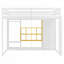 Lit mezzanine en bois avec tablettes de garde-robe intégrées et armoire pour des solutions de rangement peu encombrantes-679942300-679942308